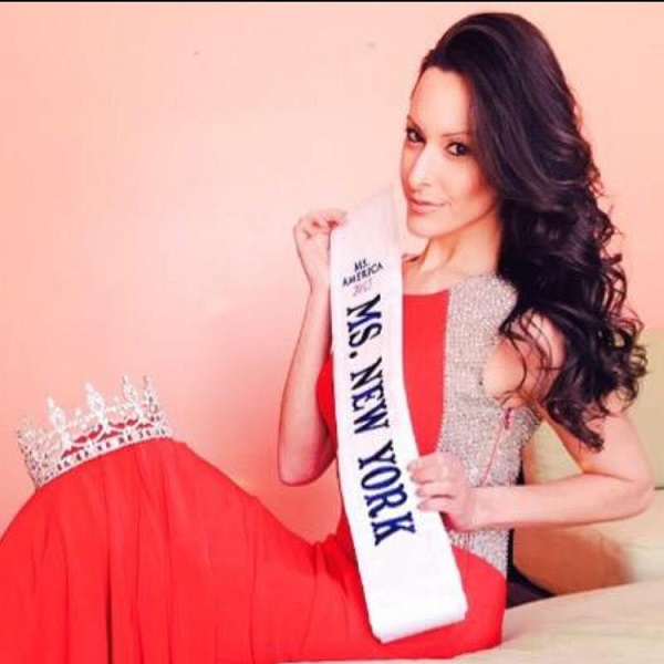 Ms. New York, Ana Treppiedi,competing in Ms. America pageant