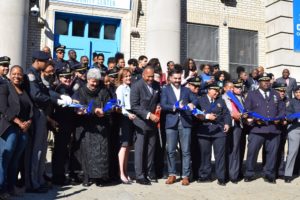 Ribbon cutting opening of NYPD Community Center in East New York