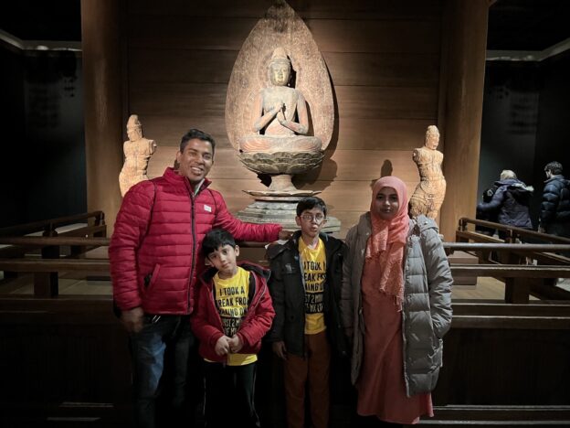 A P.S. 182 family attends The Met's Lunar New Year Festival