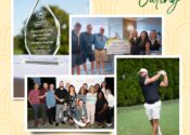 A collage of photos taken at The Child Center of NY's Annual Golf Outing