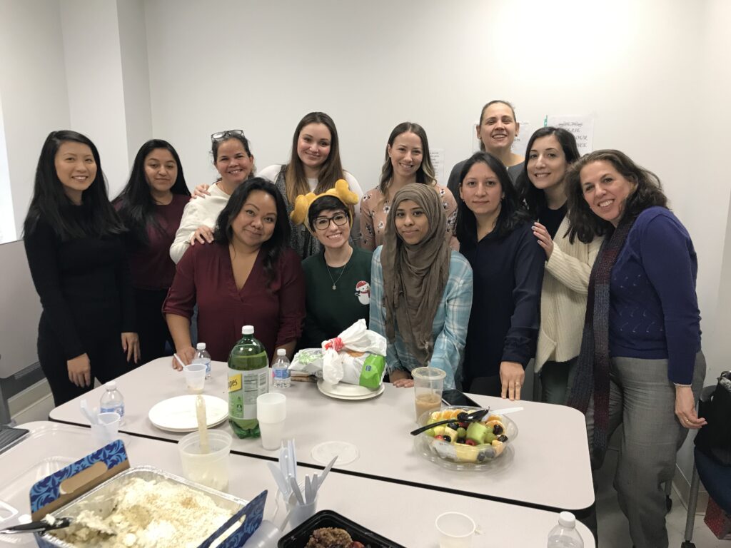 A group photo of the early childhood mental health team, including Seline Bearman.